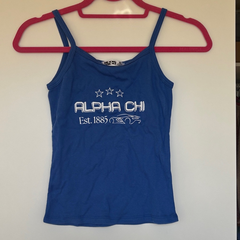 Blue Alpha Chi Tank Top